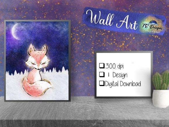 Download Winter Woodland Fox Poster - Winter Collection