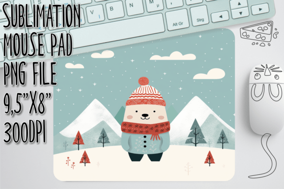 Download Winter Critters Desk Pad - Winter Collection