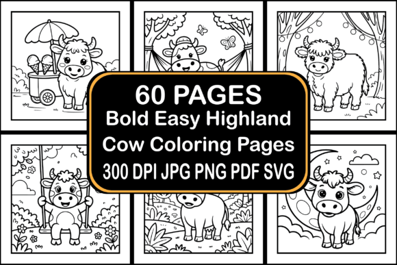 Download 60 Bold Easy Highland Cow Coloring Pages - Cow coloring pages Collection