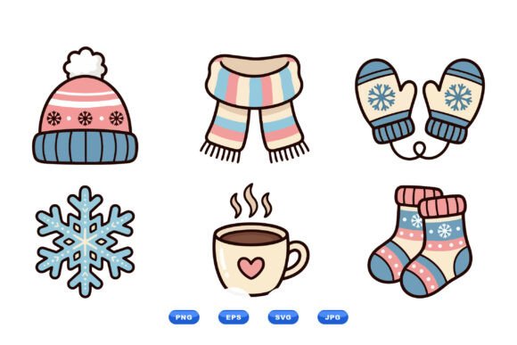 Download Cozy Winter Clipart Icons - Winter Collection