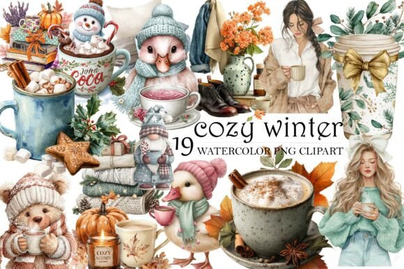 Download Cozy Winter Clipart - Winter Collection