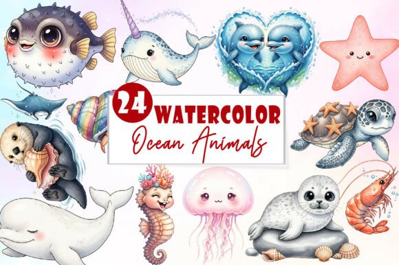 Download Ocean Animals Clipart - Ocean animals Collection