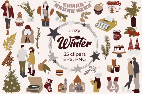 Download Cozy Winter Clipart - Winter Collection